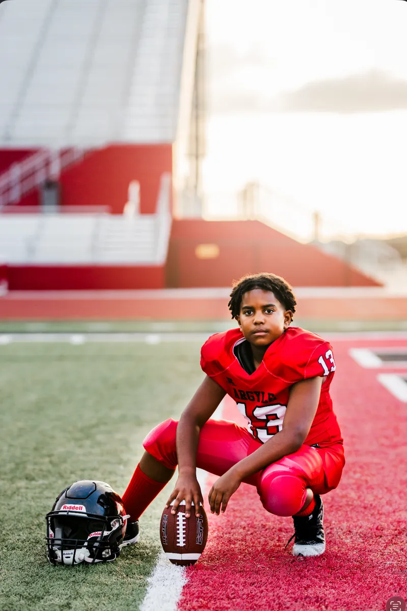 Football portrait sessions
