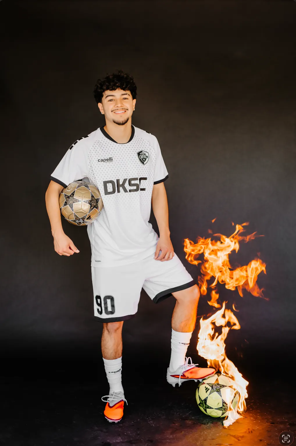 soccer athlete portrait sessions