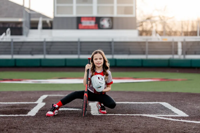 Softball portrait sessions